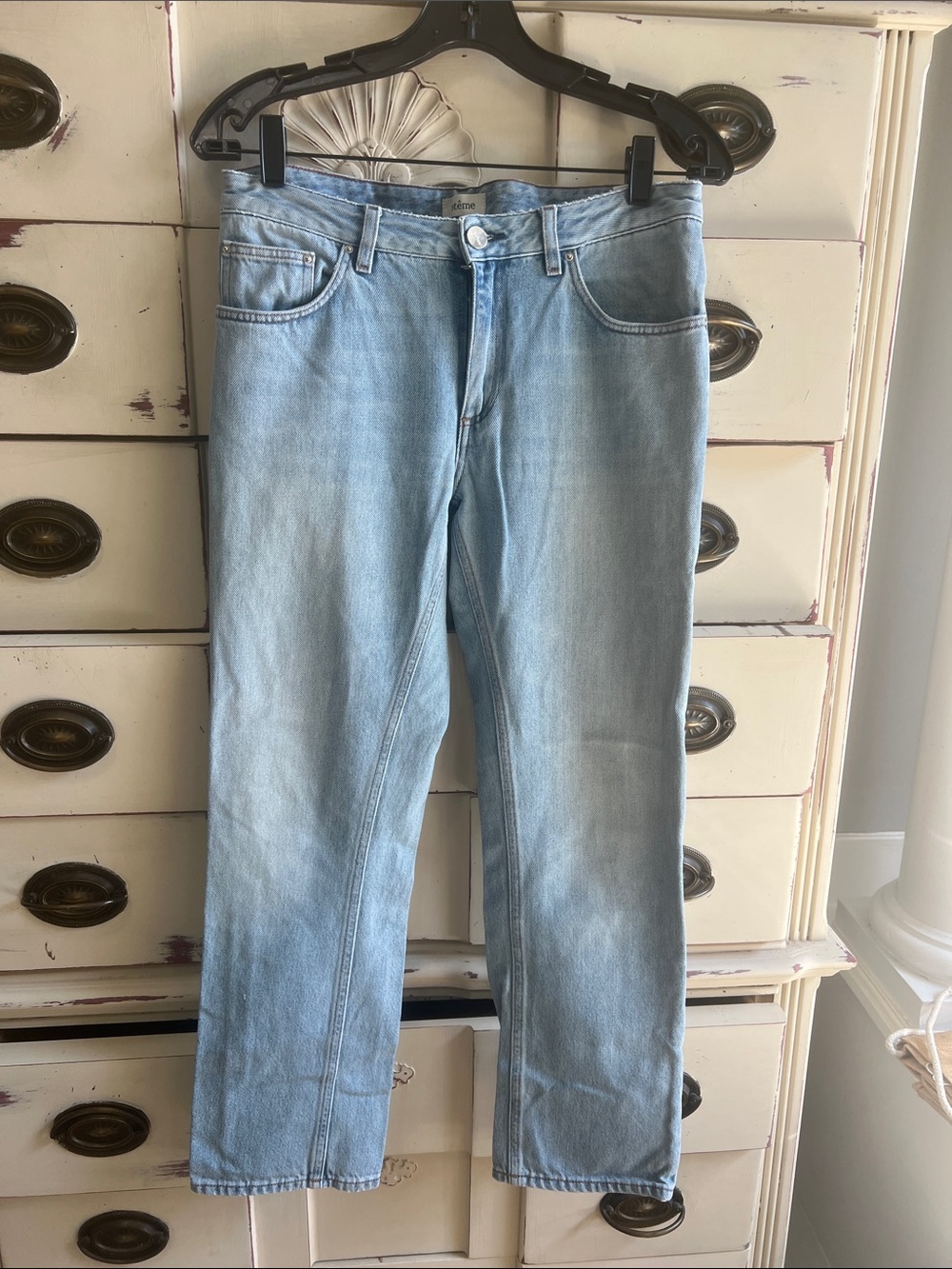 Toteme Light Blue Straight Jeans